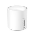 Sistema de red inalámbrica TP-Link Deco X50 en color blanco, modelo de 2-pack, con Wi-Fi 6 (802.11ax) en doble banda 2,4 GHz y 5 GHz. SKU: Deco X50(2-pack)