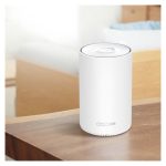 Router inalámbrico TP-Link Deco X50-DSL con soporte para Wi-Fi 6, doble banda 2,4 GHz y 5 GHz, color blanco, SKU Deco X50-DSL(1-pack)