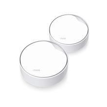 Sistema Wi-Fi Mesh TP-Link Deco X50-POE(2-pack) con doble banda 2.4 GHz y 5 GHz, tecnología Wi-Fi 6 y diseño blanco. SKU: Deco X50-PoE(2-pack)