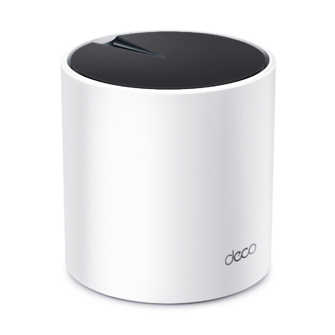 TP-Link Deco X55 Wi-Fi 6 dual band sistema mesh Sistema de red inalámbrica TP-Link Deco X55 de doble banda (2,4 GHz / 5 GHz) con Wi-Fi 6 (802.11ax), colores negro y blanco, SKU Deco X55(1-pack)