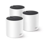 Sistema de malla Wi-Fi TP-Link DECO X55 (3-Pack) con tecnología Wi-Fi 6, doble banda (2,4 GHz / 5 GHz), modelo DECO X55(3-PACK)