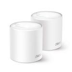 Router TP-Link Deco X60 con Wi-Fi 6, doble banda (2,4 GHz / 5 GHz) en color blanco, SKU Deco X60(2-pack)