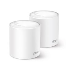 Router TP-Link Deco X60 con Wi-Fi 6, doble banda (2,4 GHz / 5 GHz) en color blanco, SKU Deco X60(2-pack)