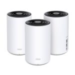 Sistema de red inalámbrica TP-Link Deco X68 de tres unidades, tribanda 2,4 GHz y 5 GHz, con tecnología Wi-Fi 6, modelo DECO X68(3-PACK)