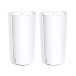 Router blanco TP-Link Deco XE200(2-pack) Tribanda con Wi-Fi 6E 802.11ax, incluye dos unidades, SKU Deco XE200(2-pack)