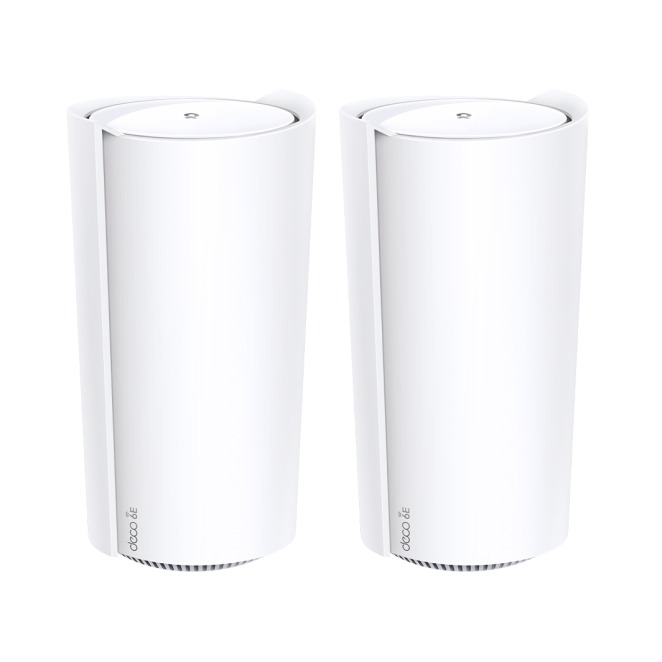 TP-Link Deco XE200 Wi-Fi 6E Tribanda con Cobertura de Alta Velocidad Router blanco TP-Link Deco XE200(2-pack) Tribanda con Wi-Fi 6E 802.11ax, incluye dos unidades, SKU Deco XE200(2-pack)
