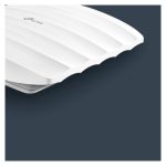 Imagen del punto de acceso inalámbrico TP-Link EAP110, ofrece 300 Mbit/s de velocidad y funcionalidad PoE. SKU: EAP110