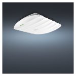 Imagen del punto de acceso inalámbrico TP-Link EAP110, ofrece 300 Mbit/s de velocidad y funcionalidad PoE. SKU: EAP110