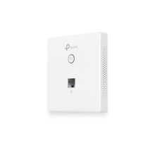 TP-Link EAP115-WALL, punto de acceso inalámbrico de 300 Mbit/s en color blanco, con soporte para Energía sobre Ethernet (PoE). SKU: EAP115-Wall