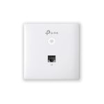 Imagen del TP-Link Omada EAP230-Wall, un punto de acceso inalámbrico en blanco con 1167 Mbps y energía sobre Ethernet (PoE). SKU: EAP230-Wall