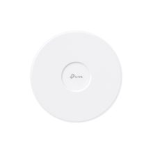 Imagen del TP-Link EAP723, un punto de acceso inalámbrico de 3600 Mbit/s en color blanco, con soporte para Energía sobre Ethernet (PoE). SKU: EAP723.