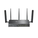 Router inalámbrico TP-Link Omada ER706W-4G con doble banda (2,4 GHz / 5 GHz) y Gigabit Ethernet, código SKU ER706W-4G.