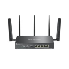 Router inalámbrico TP-Link Omada ER706W-4G con doble banda (2,4 GHz / 5 GHz) y Gigabit Ethernet, código SKU ER706W-4G.