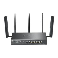 Imagen del router TP-Link ER706WP-4G con Gigabit Ethernet, doble banda de 2.4 GHz y 5 GHz en color negro. SKU: ER706WP-4G
