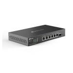 Router TP-Link Omada ER707-M2 en color negro, con Ethernet rápido, Gigabit Ethernet y 2.5 Gigabit Ethernet. SKU: ER707-M2.