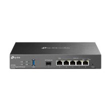 Imagen del router TP-Link Omada ER7206, router de alta velocidad con puertos Gigabit Ethernet y diseño en color negro. SKU: ER7206