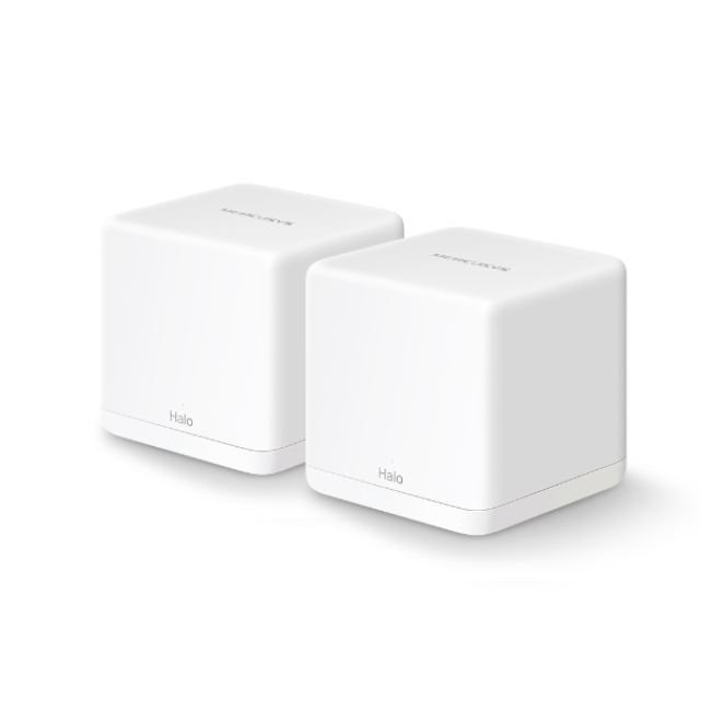 Mercusys Sistema Wi-Fi en Malla Doble Banda 2-Pack Blanco Sistema Wi-Fi en malla Mercusys Halo H30G 2-pack con doble banda 2.4 GHz y 5 GHz, compatible con Wi-Fi 5 (802.11ac), SKU Halo H30G(2-pack)