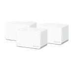 Paquete de 3 unidades del sistema Wi-Fi Mercusys Halo H70X, doble banda 2,4 GHz y 5 GHz, estándar Wi-Fi 6 802.11ax, color blanco, SKU Halo H70X(3-pack)