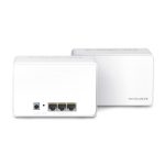 Mercusys Halo H80X (2-pack) blanco con tecnología Wi-Fi 6 de doble banda 2,4 GHz y 5 GHz, SKU Halo H80X(2-pack)