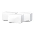 Red inalámbrica Mercusys Halo H90X de 3 unidades con Wi-Fi 6 de doble banda 2.4 GHz y 5 GHz en color blanco SKU Halo H90X(3-pack)