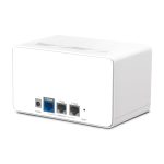 Red inalámbrica Mercusys Halo H90X de 3 unidades con Wi-Fi 6 de doble banda 2.4 GHz y 5 GHz en color blanco SKU Halo H90X(3-pack)