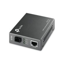 Convertidor de medio monomodo negro TP-Link MC112CS con velocidad de 100 Mbit/s SKU MC112CS