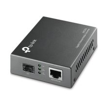 Convertidor de medio TP-Link MC220L, velocidad de 1000 Mbit/s, soporte multimodo y monomodo, color negro. SKU: MC220L.