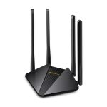 Router inalámbrico Mercusys MR30G con Gigabit Ethernet y doble banda 2,4 GHz y 5 GHz, en color negro, SKU MR30G