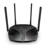 Router inalámbrico Mercusys MR80X negro, doble banda 2.4 GHz y 5 GHz