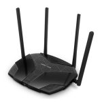 Router inalámbrico Mercusys MR80X negro, doble banda 2.4 GHz y 5 GHz