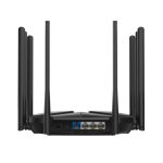 Imagen del router inalámbrico Mercusys MR90X, color negro, compatible con Gigabit Ethernet y doble banda 2,4 GHz / 5 GHz, SKU MR90X