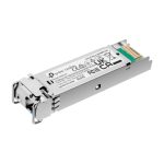 Imagen del transceptor de fibra óptica TP-Link Omada SM321B con velocidad de 1250 Mbit/s y conector SFP. SKU: SM321B