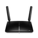 Imagen del router TP-Link Archer MR600 inalámbrico con Gigabit Ethernet, doble banda 2.4 GHz y 5 GHz en color negro. SKU: TL-ARCHERMR600