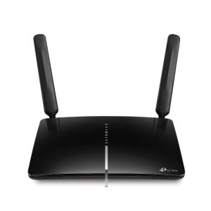 Imagen del router TP-Link Archer MR600 inalámbrico con Gigabit Ethernet, doble banda 2.4 GHz y 5 GHz en color negro. SKU: TL-ARCHERMR600