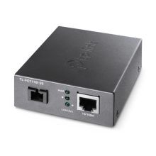 Convertidor de medio TP-Link TL-FC111B-20, compatible con 100 Mbit/s, monomodo, color negro, SKU TL-FC111B-20
