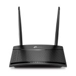 Router inalámbrico TP-Link TL-MR100, Ethernet rápido, banda única 2.4 GHz, color negro. SKU TL-MR100