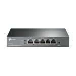 Router TP-Link TL-R470T+ Ethernet rápido en color negro con 5 puertos y soporte para balanceo de carga, SKU TL-R470T+