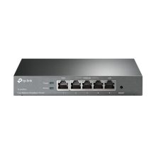 Router TP-Link TL-R470T+ Ethernet rápido en color negro con 5 puertos y soporte para balanceo de carga, SKU TL-R470T+