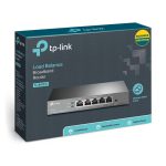 Router TP-Link TL-R470T+ Ethernet rápido en color negro con 5 puertos y soporte para balanceo de carga, SKU TL-R470T+