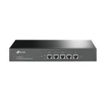 Router TP-Link TL-R480T+ en color negro, diseñado para balanceo de carga con varias funciones de gestión y especificaciones avanzadas, SKU TL-R480T+