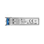 Transceptor de Fibra Óptica TP-Link TL-SM311LM con velocidad de 1250 Mbit/s y formato mini-GBIC/SFP, ideal para conexión de alta velocidad en redes.
