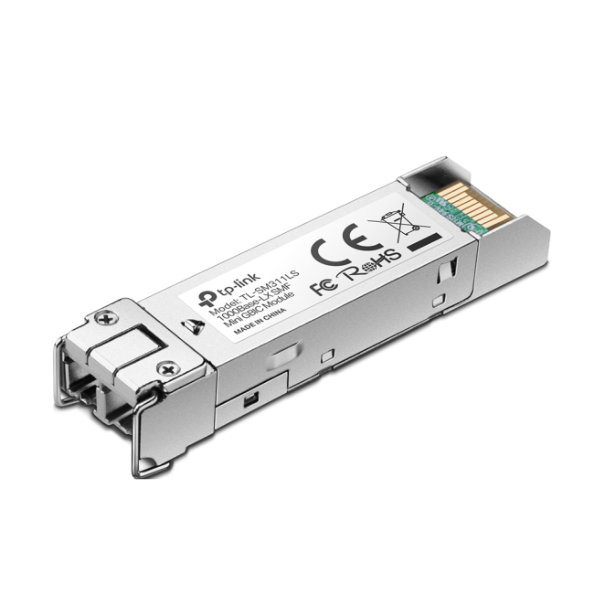 TP-Link transceptor de fibra óptica 1250 Mbit/s mini-GBIC/SFP TP-Link TL-SM311LS, módulo transceptor de fibra óptica de 1250 Mbit/s, tipo mini-GBIC/SFP, longitud de onda de 1310 nm, SKU TL-SM311LS