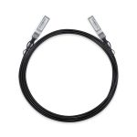 TP-Link TL-SM5220-3M, cable de fibra óptica y InfiniBand SFP+ DAC en color negro con longitud de 3 metros. SKU TL-SM5220-3M.