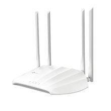 Imagen del TP-Link TL-WA1201, un punto de acceso inalámbrico de 867 Mbit/s, color blanco, que soporta Energía sobre Ethernet (PoE). SKU: TL-WA1201