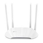 Imagen del TP-Link TL-WA1801, un punto de acceso inalámbrico con velocidad de 1201 Mbit/s y soporte de Energía sobre Ethernet (PoE), modelo TL-WA1801 en color blanco.