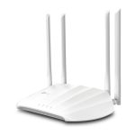 Imagen del TP-Link TL-WA1801, un punto de acceso inalámbrico con velocidad de 1201 Mbit/s y soporte de Energía sobre Ethernet (PoE), modelo TL-WA1801 en color blanco.