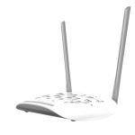 Imagen del TP-Link TL-WA801N, un punto de acceso inalámbrico blanco capaz de ofrecer velocidades de hasta 300 Mbit/s y compatible con Energía sobre Ethernet (PoE). SKU: TL-WA801N.