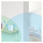 Router inalámbrico TP-Link TL-WR802N, Ethernet rápido, banda única a 2.4 GHz, colores azul y blanco. SKU: TL-WR802N.