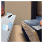 Router inalámbrico TP-Link TL-WR802N, Ethernet rápido, banda única a 2.4 GHz, colores azul y blanco. SKU: TL-WR802N.