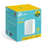 Router inalámbrico TP-Link TL-WR902AC de doble banda (2,4 GHz / 5 GHz), Ethernet rápido, color blanco. SKU: TL-WR902AC